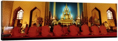 MonksBenchamapophit Wat, Bangkok, Thailand Canvas Art Print - Thailand Art