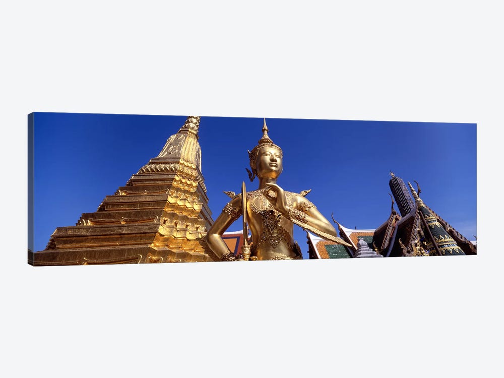 Low angle view of a statueWat Phra Kaeo, Grand Palace, Bangkok, Thailand by Panoramic Images 1-piece Art Print