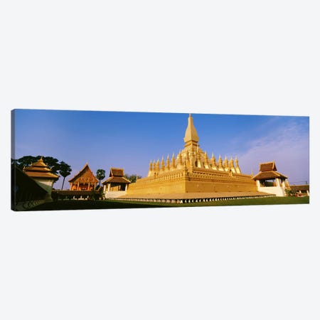 Pha That Luang TempleVientiane, Laos Canvas Print #PIM4352} by Panoramic Images Art Print