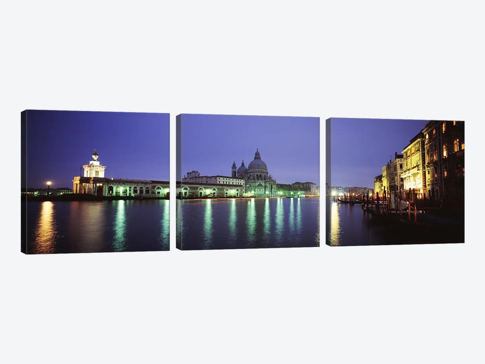 Grand Canal, Venice, Italy by Panoramic Images 3-piece Canvas Artwork