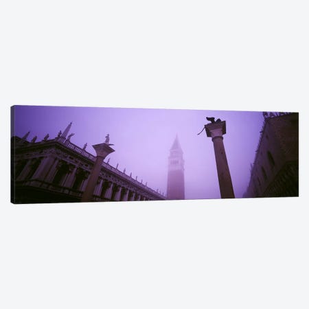Foggy View Of Campanile di San Marco, St. Mark's Square, Venice, Italy Canvas Print #PIM4365} by Panoramic Images Canvas Print