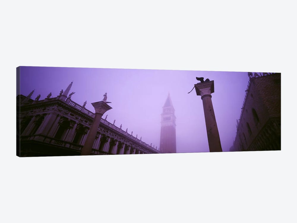 Foggy View Of Campanile di San Marco, St. Mark's Square, Venice, Italy by Panoramic Images 1-piece Canvas Art Print
