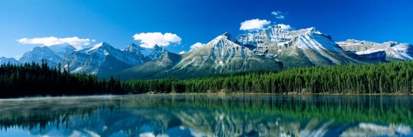 Large Photography - Canvas Prints: Herbert Lake Banff National Park Canada by Panoramic Images