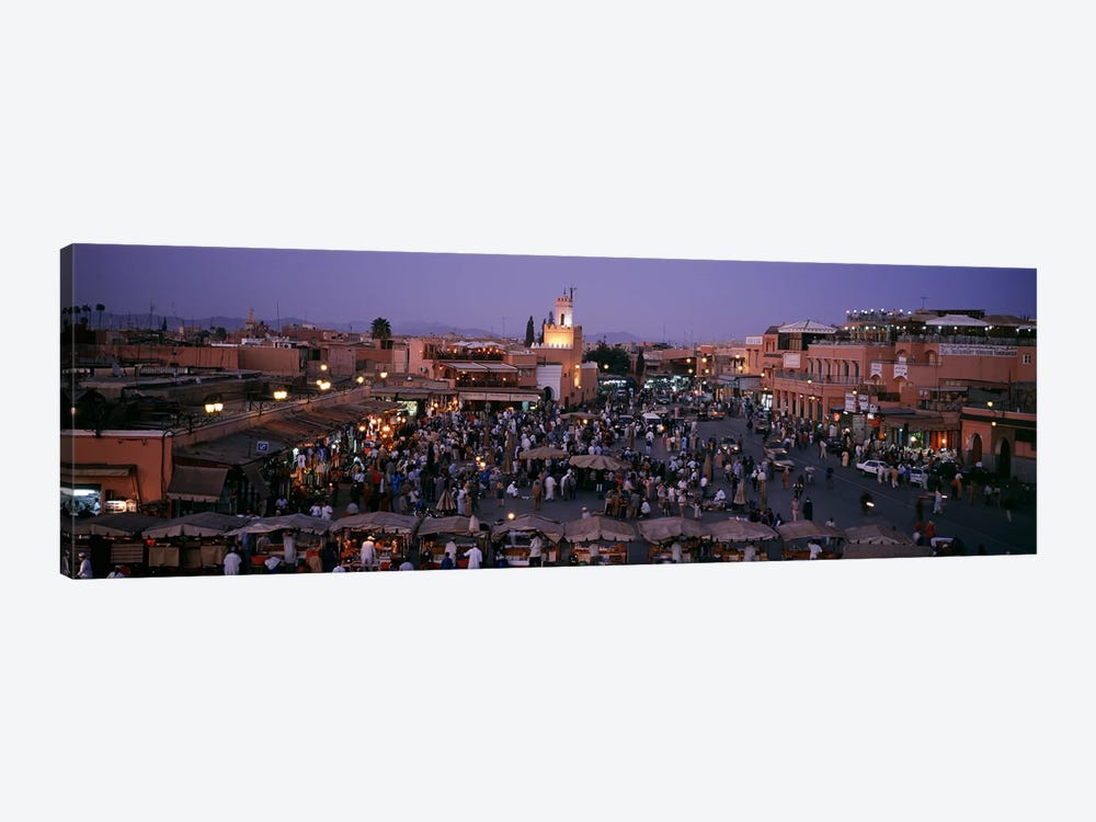 Jamaa el Fna At Night, Marrakech, Morocco by Panoramic Images 1-piece Canvas Artwork