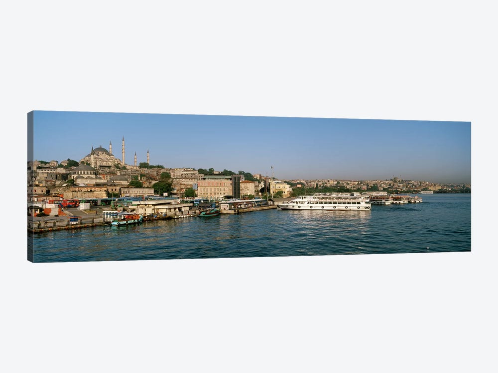 Buildings at the waterfront, Istanbul, Turkey by Panoramic Images 1-piece Canvas Wall Art
