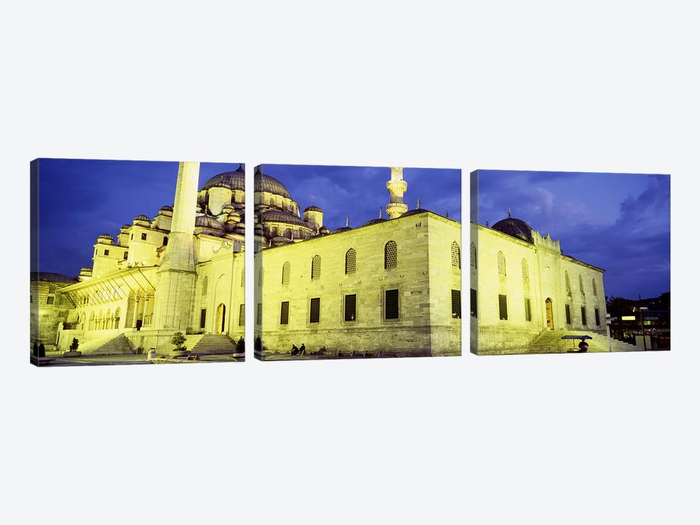 Yeni Mosque, Istanbul, Turkey by Panoramic Images 3-piece Canvas Artwork