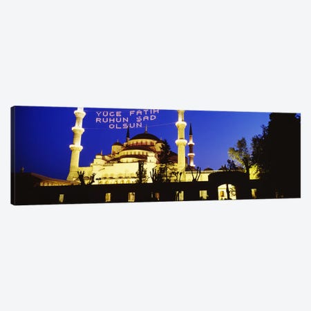 Blue Mosque, Istanbul, Turkey Canvas Print #PIM4398} by Panoramic Images Canvas Art Print