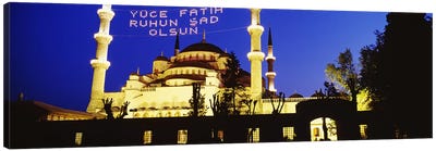 Blue Mosque, Istanbul, Turkey Canvas Art Print - Islamic Art