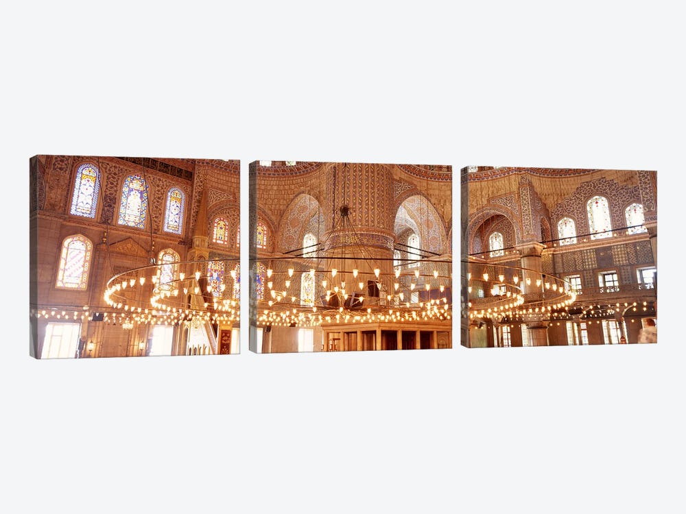 Blue Mosque, Istanbul, Turkey #2 by Panoramic Images 3-piece Canvas Print