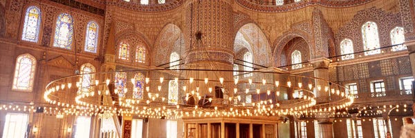 Interiors: Blue Mosque, Istanbul, Turkey #2 by Panoramic Images
