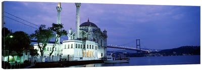 Ortakoy Mosque, Istanbul, Turkey Canvas Art Print - Dome Art