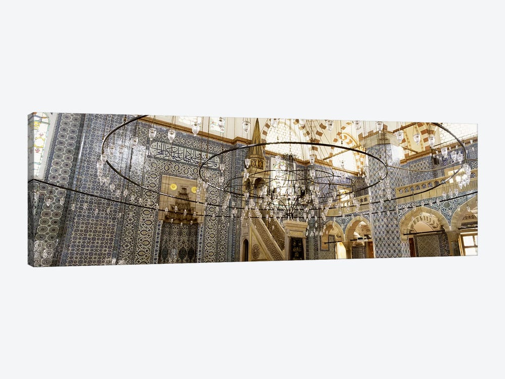 Interiors of a mosque, Rustem Pasa Mosque, Istanbul, Turkey by Panoramic Images 1-piece Canvas Wall Art