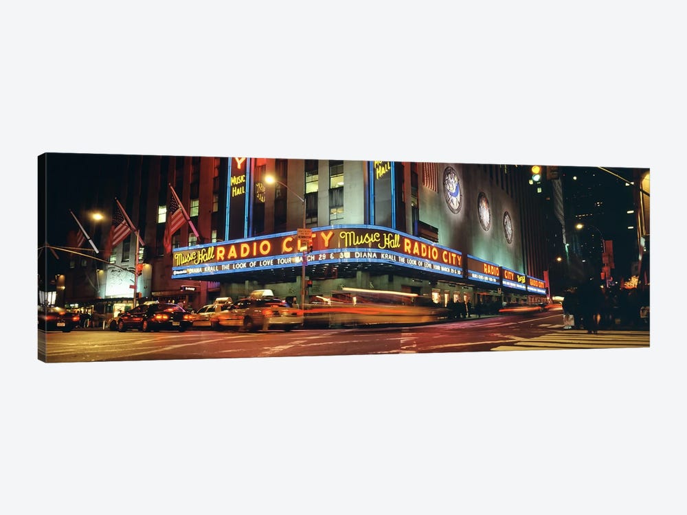Manhattan, Radio City Music Hall, NYC, New York City, New York State, USA by Panoramic Images 1-piece Canvas Art Print