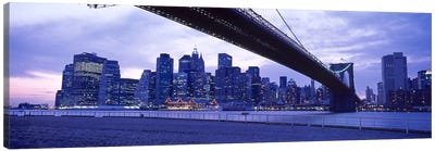 Brooklyn Bridge, NYC, New York City, New York State, USA #2 Canvas Art Print - Brooklyn Bridge