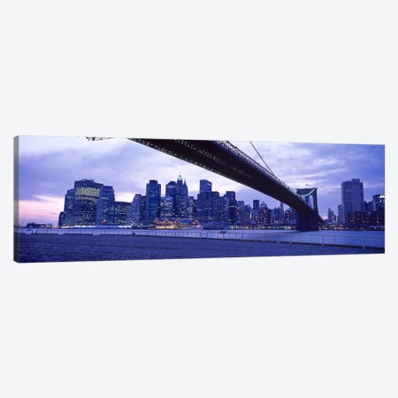 Brooklyn Bridge, NYC, New York City, New York State, USA #2 Canvas Print #PIM4407} by Panoramic Images Canvas Wall Art