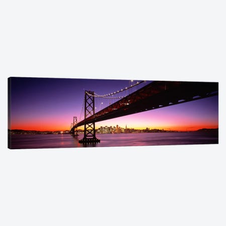 Bay Bridge San Francisco CA USA Canvas Print #PIM441} by Panoramic Images Canvas Art
