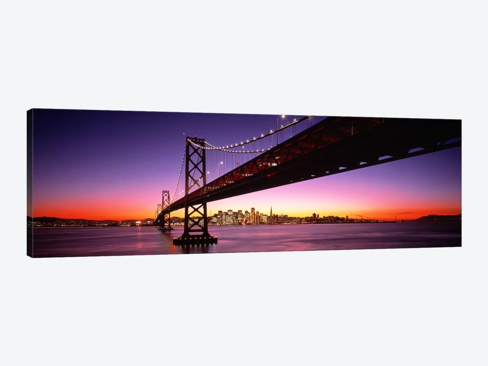 Bay Bridge San Francisco CA USA by Panoramic Images 1-piece Canvas Wall Art
