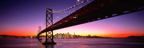 San Francisco: Bay Bridge San Francisco CA USA by Panoramic Images