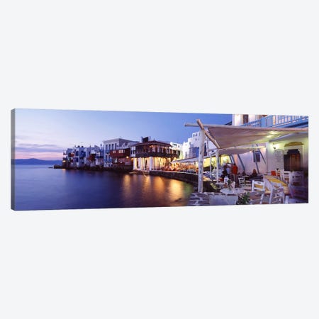 Waterfront Property, Mykonos, Cyclades, Greece Canvas Print #PIM4428} by Panoramic Images Canvas Print