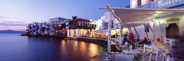 Mykonos: Waterfront Property, Mykonos, Cyclades, Greece by Panoramic Images