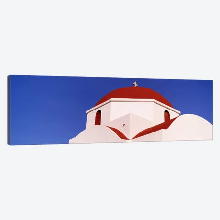 Low angle view of a church, Mykonos, Cyclades Islands, Greece Canvas Print #PIM4463} by Panoramic Images Canvas Print