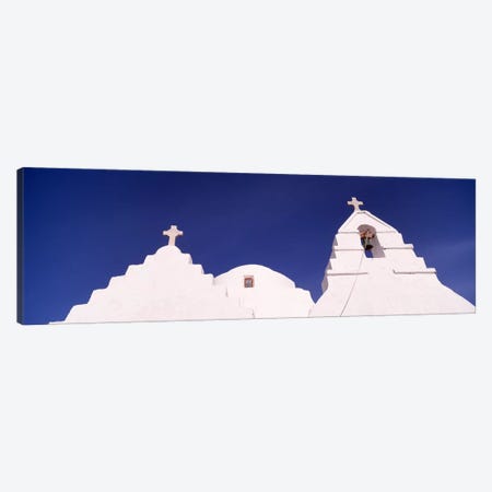Low angle view of a church, Mykonos, Cyclades Islands, Greece #2 Canvas Print #PIM4464} by Panoramic Images Canvas Art