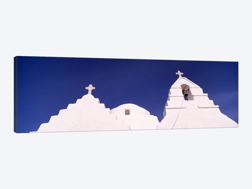 Low angle view of a church, Mykonos, Cyclades Islands, Greece #2 by Panoramic Images 1-piece Canvas Print