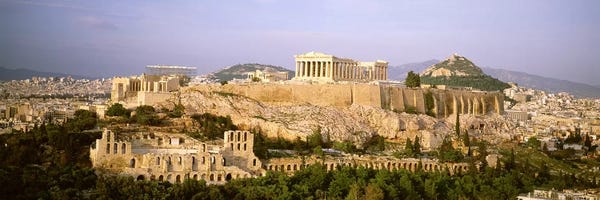 Ancient Ruins: High Angle View, Acropolis, Athens, Greece by Panoramic Images