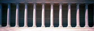 Row of Columns San Francisco CA by Panoramic Images canvas print