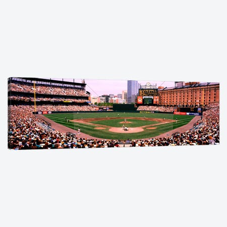 High angle view of a baseball field, Baltimore, Maryland, USA Canvas Print #PIM4480} by Panoramic Images Canvas Art Print