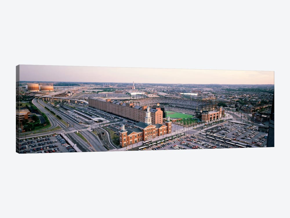 Aerial view of a baseball field, Baltimore, Maryland, USA by Panoramic Images 1-piece Art Print