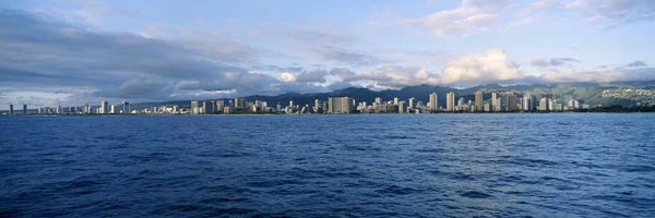 Honolulu: Buildings at the waterfront, Honolulu, Oahu, Hawaii, USA #2 by Panoramic Images