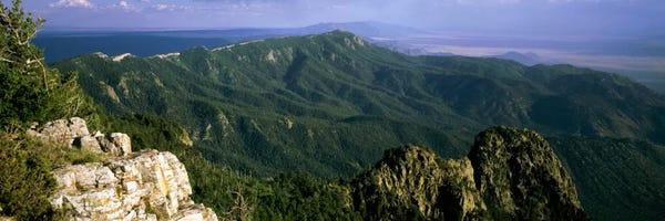 Panoramic Images: Sandia Mountains, Near Albuquerque, New Mexico, USA by Panoramic Images