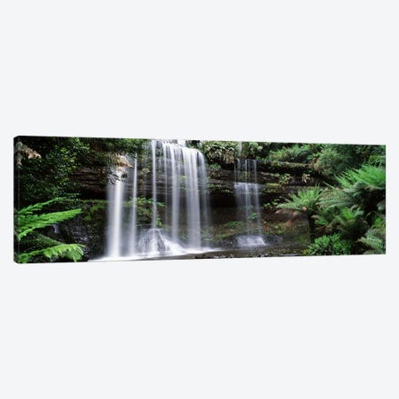 Waterfall in a forest, Russell Falls, Mt Field National Park, Tasmania, Australia Canvas Print #PIM4505} by Panoramic Images Art Print