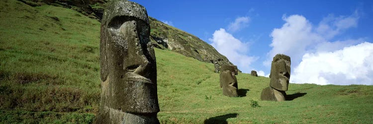 Stone Heads, Easter Islands, Chile