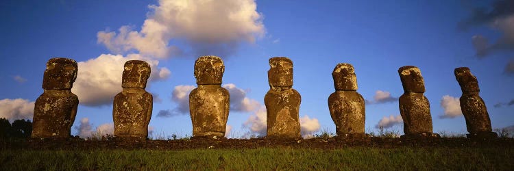 Stone Heads, Easter Islands, Chile #2 by Panoramic Images wall art