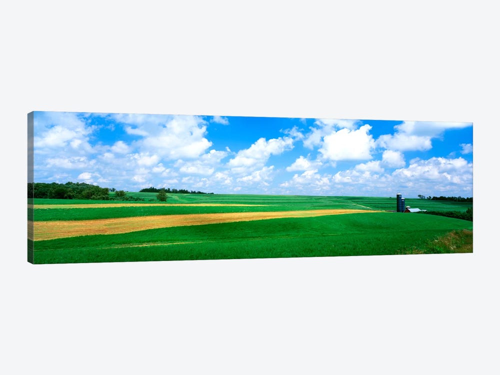Cloudy Country Ladnscape, Wisconsin, USA by Panoramic Images 1-piece Canvas Art