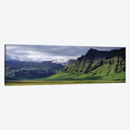 Mountain Valley Landscape, South Coast, Iceland Canvas Print #PIM4533} by Panoramic Images Canvas Art Print