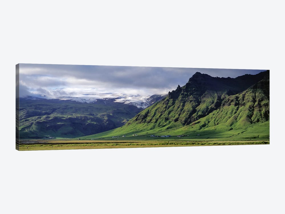 Mountain Valley Landscape, South Coast, Iceland by Panoramic Images 1-piece Canvas Wall Art