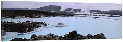 Blue Lagoon Geothermal Spa, Grindavik, Reykjanes Peninsula, Iceland Canvas Art Print - Iceland Art