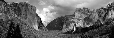 Yosemite Valley In B&W, Yosemite National Park, California, USA by Panoramic Images multi panel art