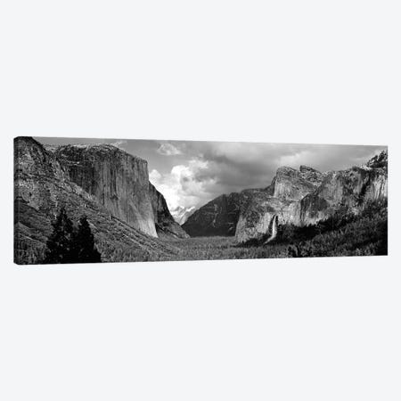 Yosemite Valley In B&W, Yosemite National Park, California, USA Canvas Print #PIM4553} by Panoramic Images Canvas Art Print