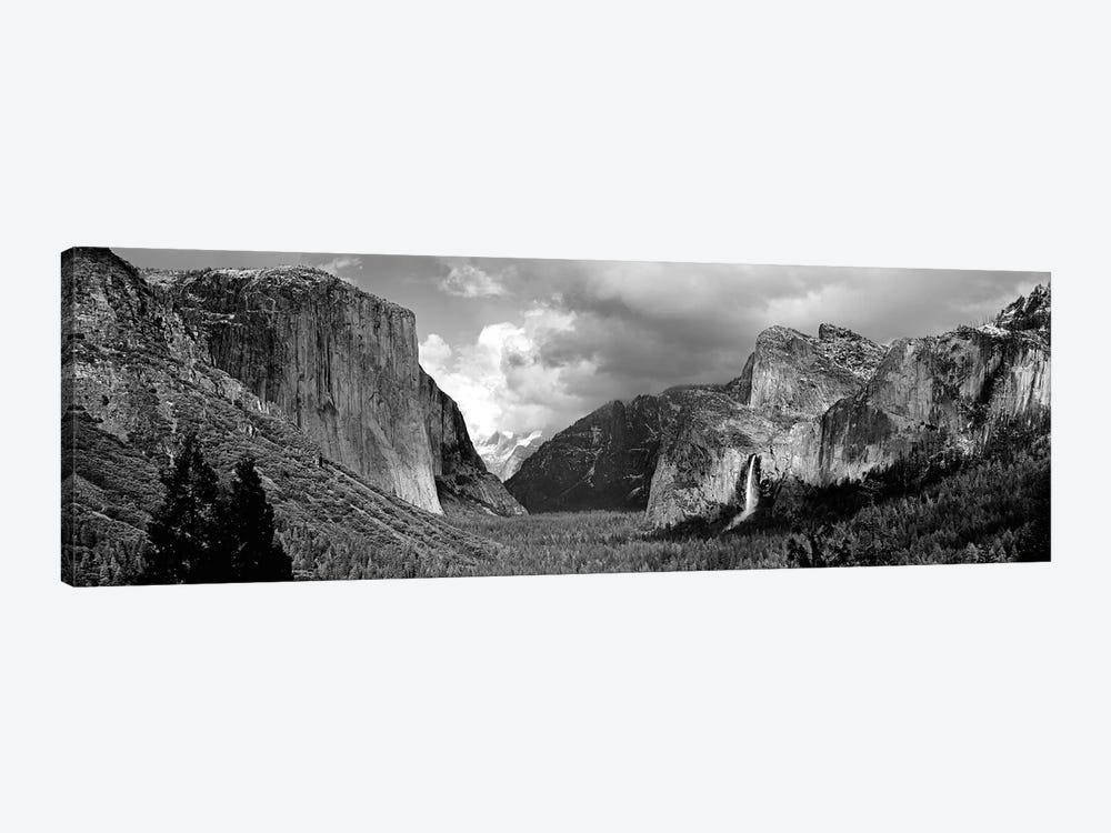 Yosemite Valley In B&W, Yosemite National Park, California, USA by Panoramic Images 1-piece Canvas Wall Art