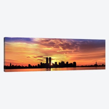Urban Sunrise, New York City, New York, USA Canvas Print #PIM4558} by Panoramic Images Canvas Print