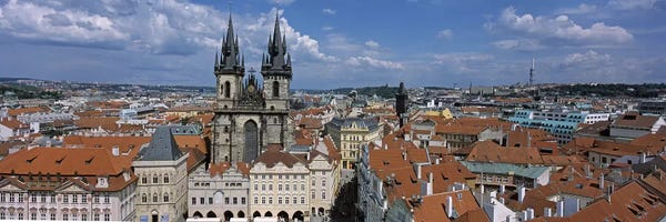 Czech Republic: Church of our Lady before Tyn, Old Town Square, Prague, Czech Republic by Panoramic Images
