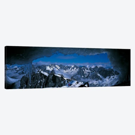 Cave Mt Blanc France Canvas Print #PIM459} by Panoramic Images Art Print