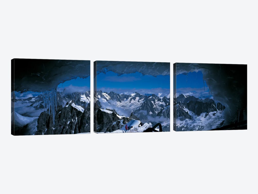 Cave Mt Blanc France by Panoramic Images 3-piece Canvas Print