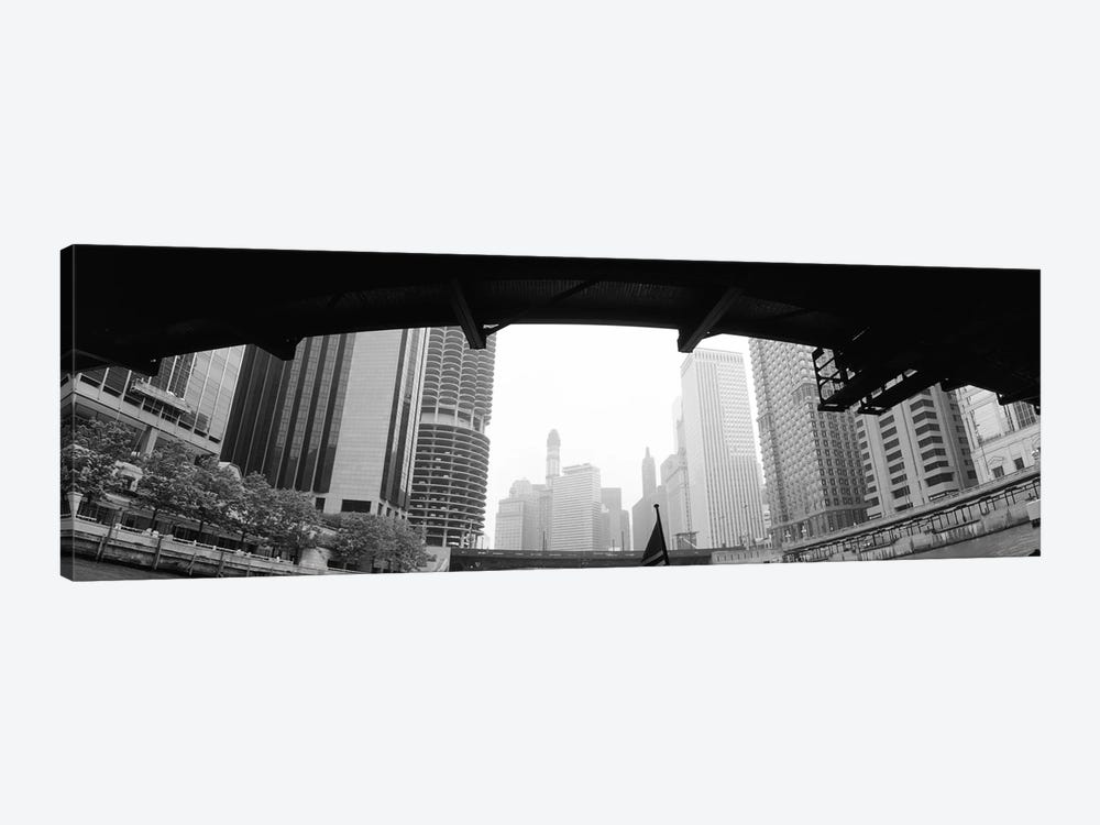 Low angle view of buildings, Chicago, Illinois, USA by Panoramic Images 1-piece Canvas Art