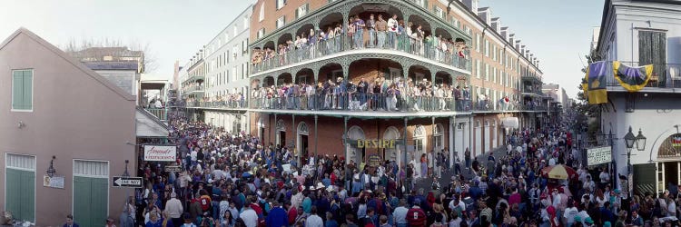 People celebrating Mardi Gras festivalNew Orleans, Louisiana, USA