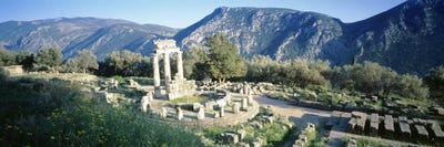 GreeceDelphi, The Tholos, Ruins of the ancient monument by Panoramic Images multi panel art